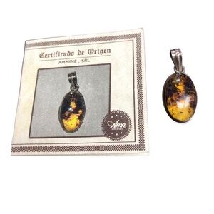 Antique beautiful Amber Gemstone plendant